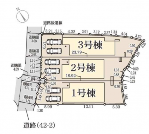 岸和田市極楽寺町、新築一戸建ての画像です
