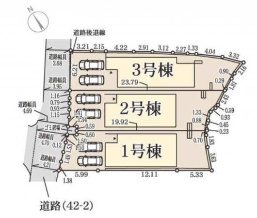 岸和田市極楽寺町、新築一戸建ての画像です