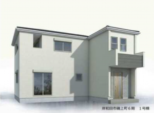 岸和田市磯上町、新築一戸建ての画像です