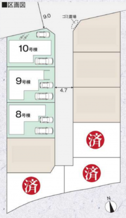 泉佐野市長滝、新築一戸建ての画像です