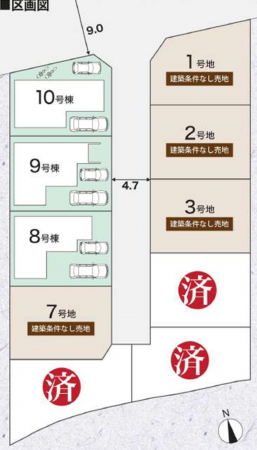 泉佐野市長滝、新築一戸建ての画像です