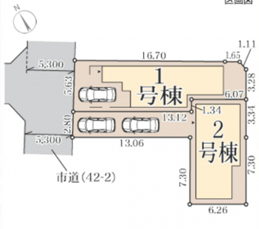 岸和田市並松町、新築一戸建ての画像です