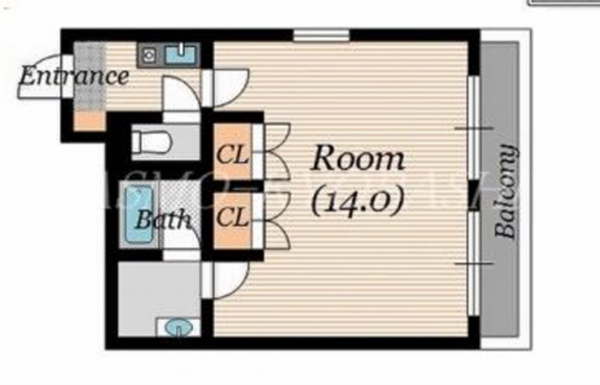 貝塚市北町、収益物件/アパートの間取り画像です
