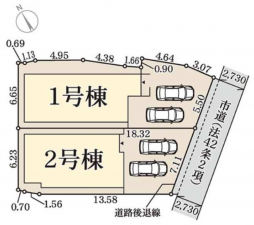 岸和田市並松町、新築一戸建ての画像です