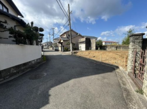 貝塚市澤、土地の画像です