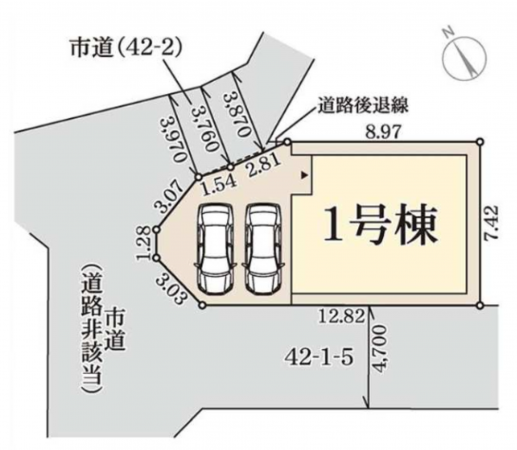 岸和田市加守町、新築一戸建ての画像です