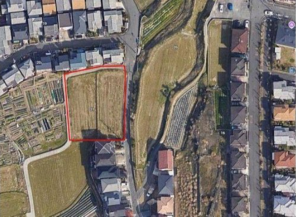 泉南郡熊取町山の手台、土地の画像です