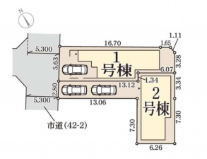 岸和田市並松町、新築一戸建ての画像です