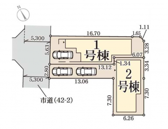 岸和田市並松町、新築一戸建ての画像です