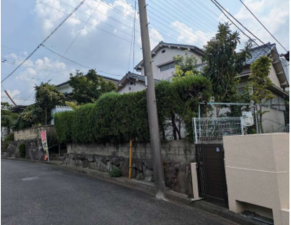 泉南郡熊取町青葉台、土地の画像です