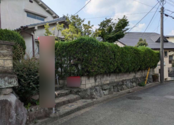 泉南郡熊取町青葉台、土地の画像です