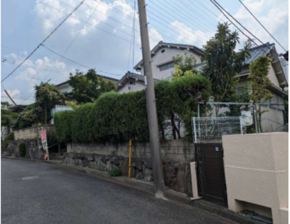 泉南郡熊取町青葉台、土地の画像です