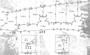 岸和田市磯上町、土地の間取り画像です