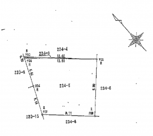 岸和田市磯上町、土地の間取り画像です