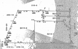 岸和田市加守町、土地の間取り画像です