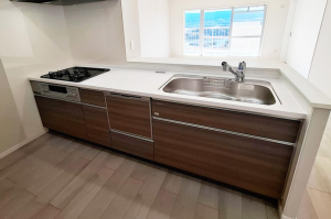 貝塚市地蔵堂、マンションのキッチン画像です