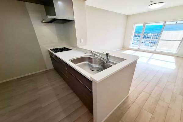 貝塚市地蔵堂、マンションのキッチン画像です