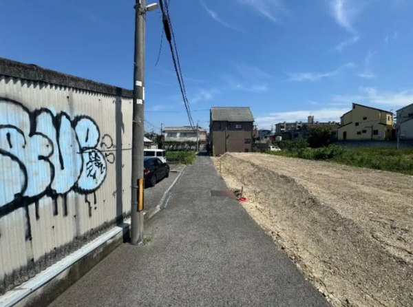 貝塚市津田南町、土地の画像です