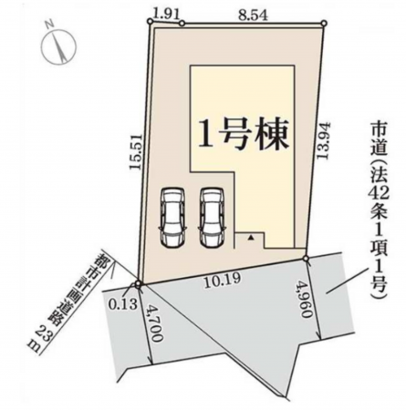 貝塚市澤、新築一戸建ての画像です