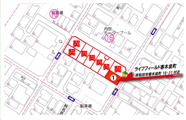 岸和田市春木、新築一戸建ての画像です