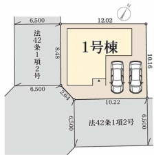 泉佐野市南中樫井、新築一戸建ての画像です