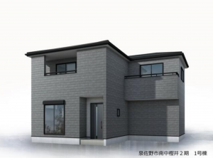 泉佐野市南中樫井、新築一戸建ての画像です