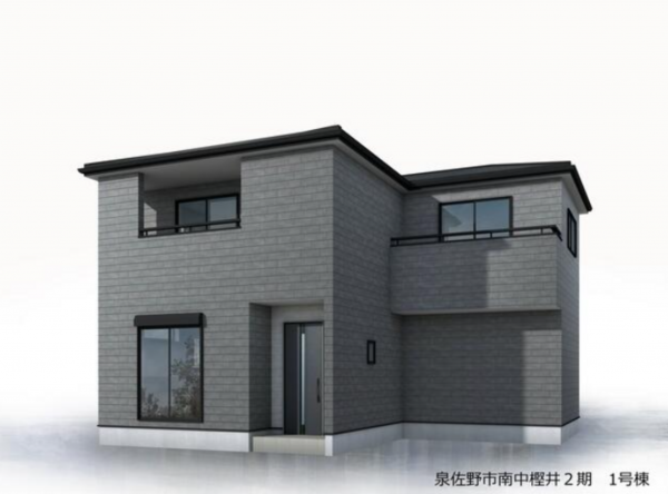 泉佐野市南中樫井、新築一戸建ての画像です