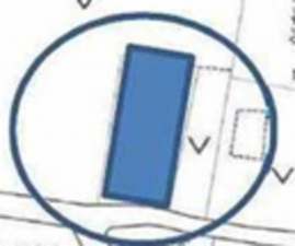 岸和田市岡山町、土地の間取り画像です