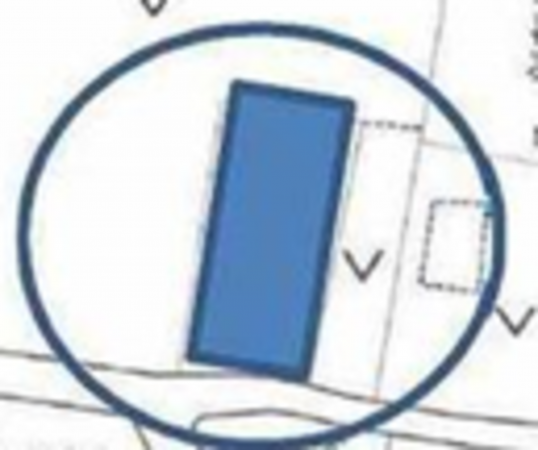 岸和田市岡山町、土地の間取り画像です