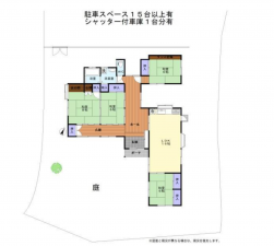 泉佐野市中庄、中古一戸建ての間取り画像です