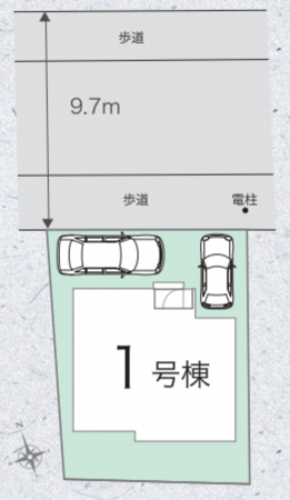 貝塚市脇浜、新築一戸建ての画像です