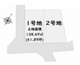 岸和田市額原町、土地の間取り画像です