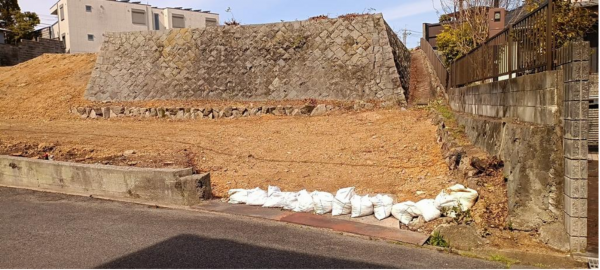 泉佐野市泉ケ丘、土地の画像です