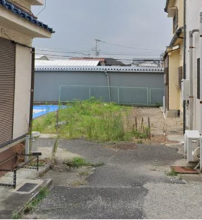 岸和田市下野町、土地の画像です