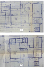 泉佐野市鶴原、中古一戸建ての間取り画像です