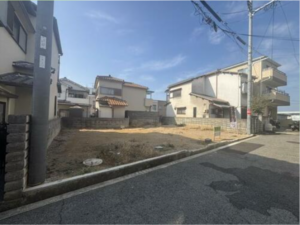 泉佐野市新町、土地の画像です