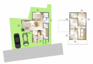 泉佐野市新町、土地の画像です