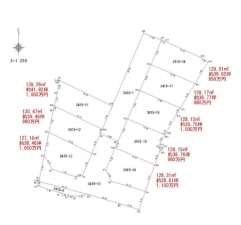 泉佐野市日根野、土地の間取り画像です