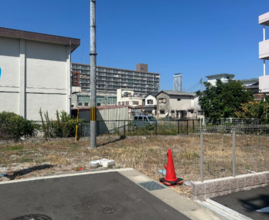 泉佐野市羽倉崎上町、土地の画像です