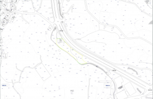 岸和田市内畑町、土地の間取り画像です