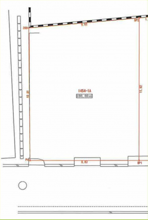 泉佐野市鶴原、土地の間取り画像です
