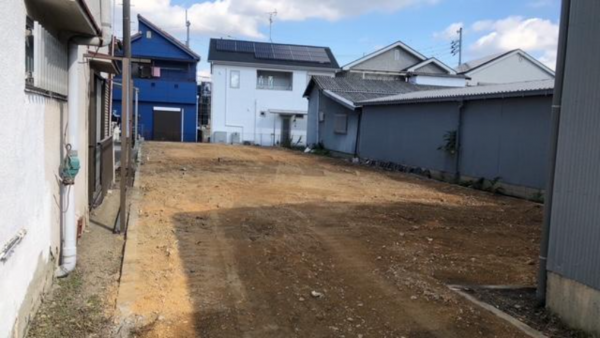 貝塚市半田、土地の画像です