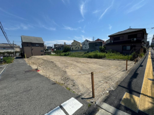 貝塚市津田南町、土地の画像です