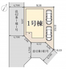 貝塚市澤、新築一戸建ての画像です
