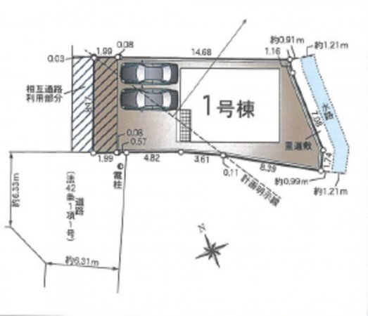 貝塚市澤、新築一戸建ての画像です