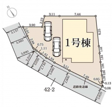 泉南郡熊取町、新築一戸建ての画像です