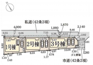 岸和田市岸城町、新築一戸建ての画像です