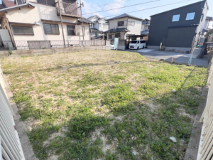 泉南郡熊取町若葉、土地の画像です