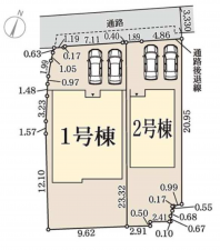 岸和田市三田町、新築一戸建ての画像です