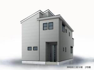岸和田市三田町、新築一戸建ての画像です